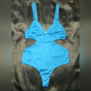Women's Blue One Piece Swimsuit